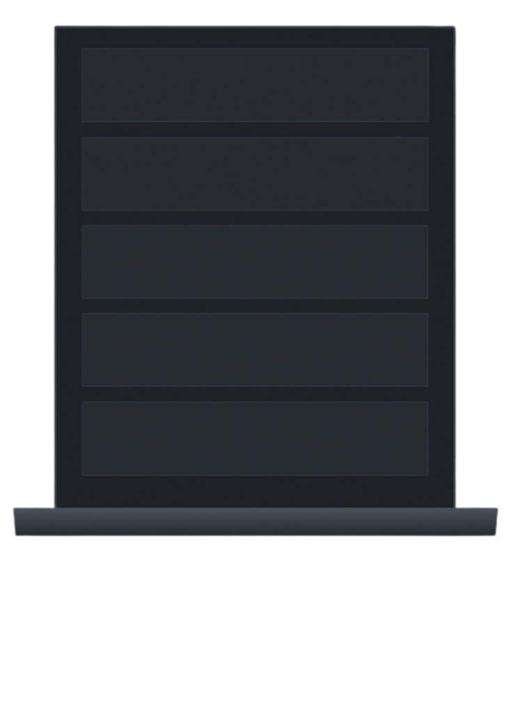 an illustration of a commercial dock door